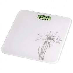 Xavax osobná digitálna váha Liliana, biela s ľaliou