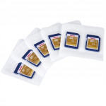 Hama samolepiace obaly na SD pamäťové karty, 5 ks