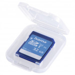 Hama SD Slim Box, puzdro na 1 SD kartu, priehľadné