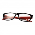 Hama Filtral okuliare na čítanie, plastové, čierne/červené, +1,5 dpt