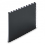 Hama album klasický špirálový FINE ART 36x32 cm, 50 strán, nová čierna, biele listy