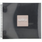 Hama album klasický špirálový FINE ART 36x32 cm, 50 strán, nová čierna, čierne listy Hama album klasický špirálový FINE ART 36x32 cm, 50 strán, nová čierna, čierne listy