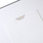 Hama album klasický špirálový FINE ART 24x17 cm, 50 strán, kamenná šedá, biele listy