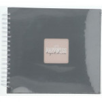 Hama album klasický špirálový FINE ART 28x24 cm, 50 strán, kamenná šedá, biele listy Hama album klasický špirálový FINE ART 28x24 cm, 50 strán, kamenná šedá, biele listy