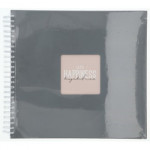 Hama album klasický špirálový FINE ART 36x32 cm, 50 strán, kamenná šedá, biele listy Hama album klasický špirálový FINE ART 36x32 cm, 50 strán, kamenná šedá, biele listy