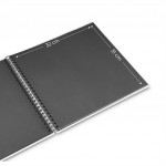 Hama album klasický špirálový FINE ART 36x32 cm, 50 strán, kamenná šedá, čierne listy Hama album klasický špirálový FINE ART 36x32 cm, 50 strán, kamenná šedá, čierne listy