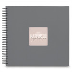 Hama album klasický špirálový FINE ART 36x32 cm, 50 strán, kamenná šedá, čierne listy Hama album klasický špirálový FINE ART 36x32 cm, 50 strán, kamenná šedá, čierne listy