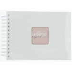 Hama album klasický špirálový FINE ART 24x17 cm, 50 strán, biela, biele listy