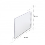 Hama album klasický špirálový FINE ART 28x24 cm, 50 strán, biela, biele listy