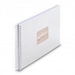 Hama album klasický špirálový FINE ART 36x32 cm, 50 strán, biela, biele listy Hama album klasický špirálový FINE ART 36x32 cm, 50 strán, biela, biele listy