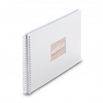 Hama album klasický špirálový FINE ART 36x32 cm, 50 strán, biela, biele listy Hama album klasický špirálový FINE ART 36x32 cm, 50 strán, biela, biele listy