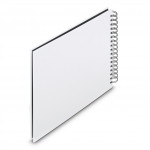 Hama album klasický špirálový FINE ART 28x24 cm, 50 strán, biela, čierne listy