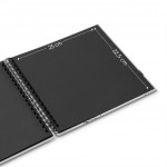 Hama album klasický špirálový FINE ART 28x24 cm, 50 strán, biela, čierne listy