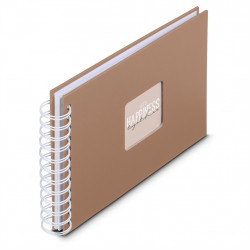 Hama album klasický špirálový FINE ART 24x17 cm, 50 strán, mousse, biele listy