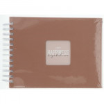 Hama album klasický špirálový FINE ART 24x17 cm, 50 strán, mousse, biele listy