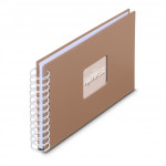 Hama album klasický špirálový FINE ART 24x17 cm, 50 strán, mousse, biele listy