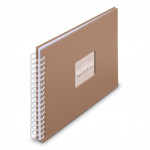 Hama album klasický špirálový FINE ART 28x24 cm, 50 strán, mousse, biele listy