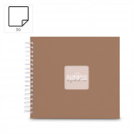 Hama album klasický špirálový FINE ART 28x24 cm, 50 strán, mousse, biele listy