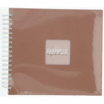 Hama album klasický špirálový FINE ART 28x24 cm, 50 strán, mousse, biele listy