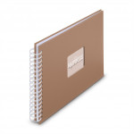 Hama album klasický špirálový FINE ART 28x24 cm, 50 strán, mousse, biele listy