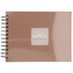 Hama album klasický špirálový FINE ART 24x17 cm, 50 strán, mousse, čierne listy