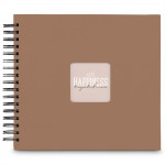 Hama album klasický špirálový FINE ART 28x24 cm, 50 strán, mousse, čierne listy