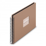 Hama album klasický špirálový FINE ART 28x24 cm, 50 strán, mousse, čierne listy