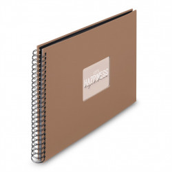 Hama album klasický špirálový FINE ART 36x32 cm, 50 strán, mousse, čierne listy