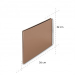 Hama album klasický špirálový FINE ART 36x32 cm, 50 strán, mousse, čierne listy Hama album klasický špirálový FINE ART 36x32 cm, 50 strán, mousse, čierne listy