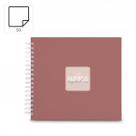 Hama album klasický špirálový FINE ART 28x24 cm, 50 strán, terra, biele listy Hama album klasický špirálový FINE ART 28x24 cm, 50 strán, terra, biele listy