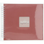 Hama album klasický špirálový FINE ART 28x24 cm, 50 strán, terra, biele listy Hama album klasický špirálový FINE ART 28x24 cm, 50 strán, terra, biele listy