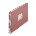 Hama album klasický špirálový FINE ART 28x24 cm, 50 strán, terra, biele listy Hama album klasický špirálový FINE ART 28x24 cm, 50 strán, terra, biele listy