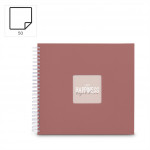 Hama album klasický špirálový FINE ART 36x32 cm, 50 strán, terra, biele listy