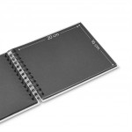 Hama album klasický špirálový FINE ART 24x17 cm, 50 strán, terra, čierne listy