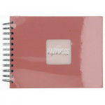 Hama album klasický špirálový FINE ART 24x17 cm, 50 strán, terra, čierne listy