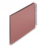 Hama album klasický špirálový FINE ART 28x24 cm, 50 strán, terra, čierne listy Hama album klasický špirálový FINE ART 28x24 cm, 50 strán, terra, čierne listy