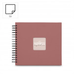 Hama album klasický špirálový FINE ART 28x24 cm, 50 strán, terra, čierne listy Hama album klasický špirálový FINE ART 28x24 cm, 50 strán, terra, čierne listy