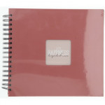 Hama album klasický špirálový FINE ART 28x24 cm, 50 strán, terra, čierne listy Hama album klasický špirálový FINE ART 28x24 cm, 50 strán, terra, čierne listy