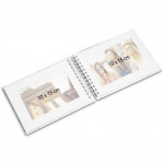 Hama album klasický špirálový FINE ART 24x17 cm, 50 strán, lagoon, biele listy