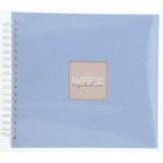 Hama album klasický špirálový FINE ART 28x24 cm, 50 strán, lagoon, biele listy