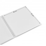 Hama album klasický špirálový FINE ART 36x32 cm, 50 strán, lagoon, biele listy Hama album klasický špirálový FINE ART 36x32 cm, 50 strán, lagoon, biele listy