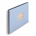 Hama album klasický špirálový FINE ART 36x32 cm, 50 strán, lagoon, čierne listy Hama album klasický špirálový FINE ART 36x32 cm, 50 strán, lagoon, čierne listy