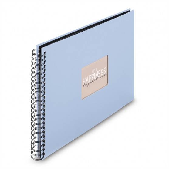 Hama album klasický špirálový FINE ART 36x32 cm, 50 strán, lagoon, čierne listy Hama album klasický špirálový FINE ART 36x32 cm, 50 strán, lagoon, čierne listy