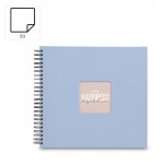 Hama album klasický špirálový FINE ART 36x32 cm, 50 strán, lagoon, čierne listy Hama album klasický špirálový FINE ART 36x32 cm, 50 strán, lagoon, čierne listy