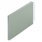Hama album klasický špirálový FINE ART 24x17 cm, 50 strán, sage, biele listy