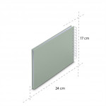 Hama album klasický špirálový FINE ART 24x17 cm, 50 strán, sage, biele listy