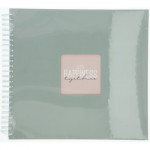 Hama album klasický špirálový FINE ART 36x32 cm, 50 strán, sage, biele listy Hama album klasický špirálový FINE ART 36x32 cm, 50 strán, sage, biele listy