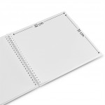 Hama album klasický špirálový FINE ART 36x32 cm, 50 strán, sage, biele listy Hama album klasický špirálový FINE ART 36x32 cm, 50 strán, sage, biele listy