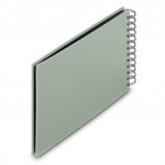 Hama album klasický špirálový FINE ART 24x17 cm, 50 strán, sage, čierne listy