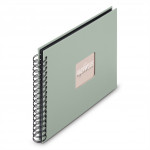 Hama album klasický špirálový FINE ART 28x24 cm, 50 strán, sage, čierne listy Hama album klasický špirálový FINE ART 28x24 cm, 50 strán, sage, čierne listy